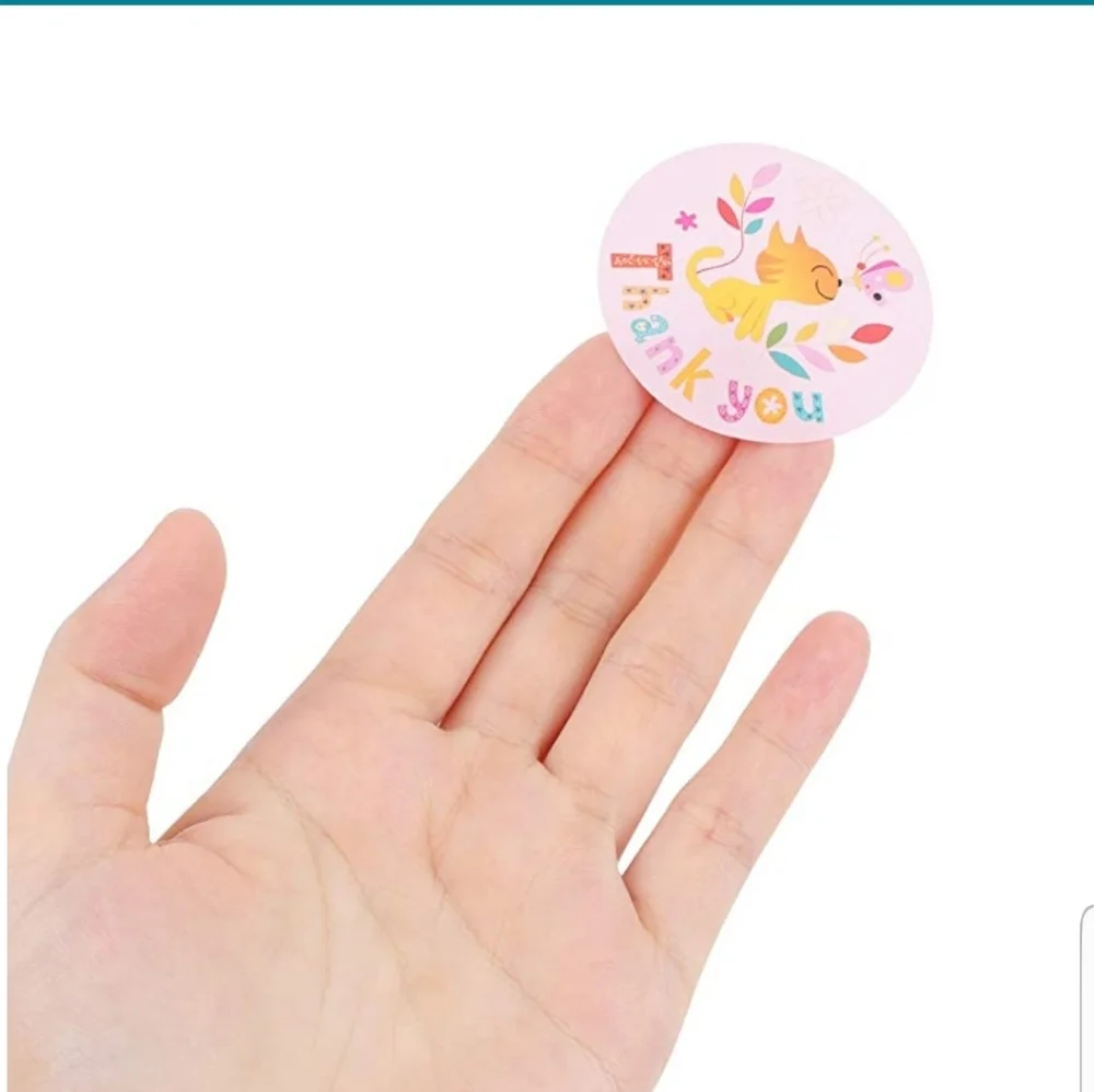 60  2” Thank You Sticker